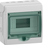 Consumer unit Mureva 8mod. IP65 195x200x112mm, earth and neutral terminal blocks 13443 | 3303430134435