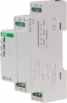 Electronic bistable impulse relay 9&divide;30VAC/DC, 2x16A(120A/20 ms), 2xNO, DIN BIS-414-LED-24V | 5908312599203