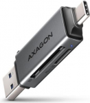 MEMORY READER USB-C+USB3.2 2SL/SD/MICROSD CRE-DAC AXAGON CRE-DAC | 8595247907134