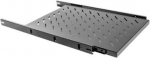 Lanberg 19" Sliding Shelf 1U/465x750mm | AK-1011-B | Black AK-1011-B | 5901969406429