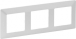Plate Valena Life - 3 gang - pearl 754143 | 3414970454959