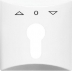 Cover plate with legend Symbol "arrows" and "0" for Venetian blind, Key alpine white - Allwetter 44 (IP 44) 2CKA001710A1829 | 4011395870709