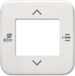 As cover for room temperature controller with/without CO2/moisture sensor (6109/18 and 6109/28). 2CKA006155A0052 | 4011395209042