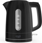 Adler Kettle | AD 1380b | Electric | 2200 W | 1 L | Polypropylene | 360&deg; rotational base | Black AD 1380B | 5905575907974