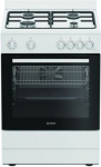 INDESIT Cooker | I6G5KCW | Hob type Gas | Oven type Electric | White | Width 60 cm | Grilling | Depth 60 cm | 72 L I6G5KCW | 8050147715833