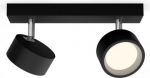 LED Ceiling/Wall-Mounted luminaire Bracia, 2x5.5W, 2700K, 1100lm, black 929003299101 | 8720169174849