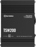 Teltonika TSW200 | Industrial POE+ Ethernet Switch | DIN rail mountable | SFP ports quantity 2 | PoE+ ports quantity 8 TSW2000000B0 | 4779051843671