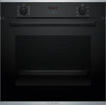 Bosch Oven | HBA2340B0 | 71 L | Electric | Hydrolytic | Knobs | Convection | Height 59.5 cm | Width 59.4 cm | Black HBA2340B0 | 4242005356829