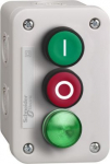 Control station, Harmony XALE, for XB7 22mm, grey, 1 green push button 1NO+ red push button 1NC + gr XALE33V1M | 3389119017992