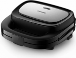 Philips Sandwich Maker | HD2350/80 | 750 W | Number of plates 3 | Black HD2350/80 | 8720389032813