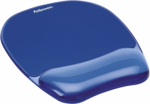 Gel mouse pad with wrist rest Crystals&reg;, blue 9114120 | 077511911415