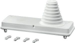 Flange MI FP 70 with 1 step gland with mounting wedges, for laying cable IP65 110x300x100mm 20001027 | 4012591107989