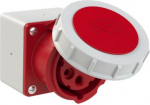 CEE-surface mounted socket 5x16A 6h IP67 75x75 red, 1xM20 800152-6 | 9003399495540