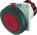 125A5P 6H400V panel mounted receptacle TA, IP 67  with frame terminal and X-contact 216A | 4015394001034