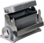 HDC 16B SDLU 2M25G base housing connector with cover IP65 Size 6 1788270000 | 4032248205806