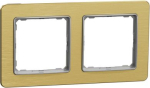 Double frame, brushed gold Sedna Elements SDD371802 | 3606481483072