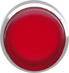 Red projecting illuminated pushbutton head &Oslash;22 push-push for integral LED. range of product: Harmony XB4 - product compatibility: integral LED - device short name: ZB4 - mounting diameter: 22 mm. ZB4BH43 | 3389110890396