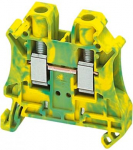 Linergy earth terminal block, 6mm2 single-level 1x1 screw, green-yellow. range: Linergy - product name: TR - product or component type: terminal block - device short name: TRV - terminal block type: protective earth - mounting mode: clip-on - nominal ...