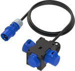 Mobile distribution box ST.ANTON with 3x16A and 2*3x16A, 1xSchuko, 1.5m H07RN-F 3G1.5, IP44 9430455WE | 9003399101809