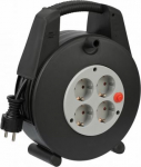 Cable reel VL-XL 15m 4 sockets  3G1.5 black DS 1094220