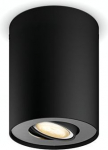 Hue Pillar single spot black 1x4.2W, 230V, White Ambiance 929003811601 | 8720169320239