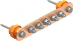 Equipotential busbar BigBar for industrial application 1802 12 CU 5015844 | 4012195699354