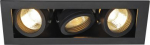 Downlight KADUX 50W GU10 IP20, black 115530 | 4024163151504