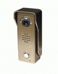 KK-01G video intercom for one subscriber, gold color KK-01G | 5908312599579