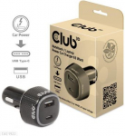 NB CHARGER CAR USB+USB-C/63W CAC-1922 CLUB3D CAC-1922 | 8719214472795