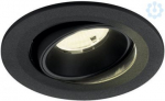 NUMINOS&reg; MOVE S, Recessed ceiling light, 4000 K, 55&deg;, IP20, round, black 1009529 | 4024163312257