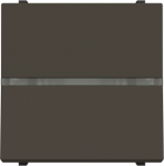 Insert/cover Rocker/button, Two-way switch with LED exchangeable Anthracite - Zenit 2CLA220251N1801 | 8427238230528