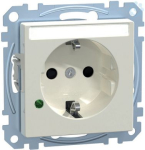 Schneider Electric Merten System M power socket outlet MEG2305-0319 is an insert with central plate in color polar white with 1 gang. The outlet pole configuration of this power socket outlet is 2P + E. And it is used for Schuko. It takes your safety ...