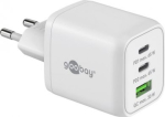 Goobay 65 W USB-C PD GaN Multiport Fast Charger Nano, White | Goobay | 65 W USB-C PD GaN Multiport Fast Charger Nano 64754 | 4040849647543
