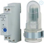 SRSD1NOW Analogue Light intensity switch, DIN rail 1 TE, 1 NO contact, external light sensor Surface-mounted, 2-2000 Lux 196845 | 9008790990410