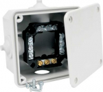 8102 - Box with IP protection, configuration LA, dark grey colour/RAL7035, package - 1/55 pcs 8102_LA | 8595057608818