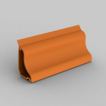 Floor trunking LP 35, light wood - brown, 2 m, carton. Intended for mounting into the corner between floor and wall. Soft-edged edge for better adhesion to the substrate. Suitable for floating floors. LP 35_SD | 8595568903761