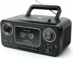 Muse | Stereo Radio CD Cassette Recorder | M-155CR | Black | Cassette deck | CD player | FM radio | Headphone out M-182RDC | 3700460205140