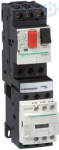 DOL combination starter, TeSys GV2-DM, 4...6,3A, 24 V DC. range of product: TeSys - device short name: GV2DM - product or component type: motor starter - motor starter type: non reversing - poles description: 3P - utilisation category: AC-3 - motor p ...