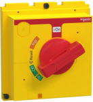 Direct rotary handle, ComPacT NSX400/630, red handle/yellow front, IP40 LV432599T | 3606482004092