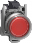 Complete push button, Harmony XB4 - ATEX D, red projecting with boot, metal, 22mm, spring return, 1N XB4BP42GEX | 3606489485887