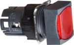 Head for illuminated push button, Harmony XB6, red square flush, 16mm, spring return, 12&hellip;24V, unma ZB6CW4 | 3389110776003