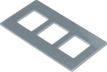 support plate for GTVD200/300 data modules 3-gang RJ45 19,3 x 14,8 mm GTVDM013 | 4012002247013