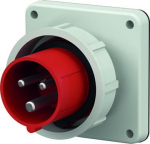 Panel mounted inlet, 32A4p6h400V, IP67 832 | 4015394116899