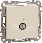 End-of-line TV socket 4dB, beige Sedna Design SDD112471 | 3606481466488