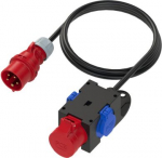 Mobile distribution box ST.ANTON with 5x16A and 5x16A, 2xSchuko, 1.5m H07RN-F 5G1.5, IP44 9430476WE | 5902082069058