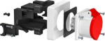 CEE rozete 16A 118x98x125, PA, grafīta melns, 9011 6119483 | 4012196610402