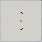 Cover plate Symbol "arrows" for Venetian blind Two-part button Dune - Sky Niessen 2CLA852623A6201 | 8427238236193