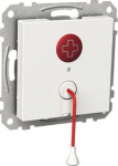 Call push-button, Exxact, with pull string, RWC system, white WDE002247 | 3606480207181