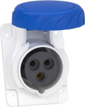 Socket, Mureva PK, panel-mounted, angled, 16A, 2P+E, 220V, IP67 PKF16F723 | 3303432033507