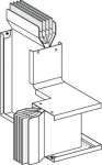 Edgewise and flat zed unit, Canalis KTA, aluminium, 1250A, 3L+N+PE, made to measure, neutral N4, whi KTA1250CP44 | 3606485018461